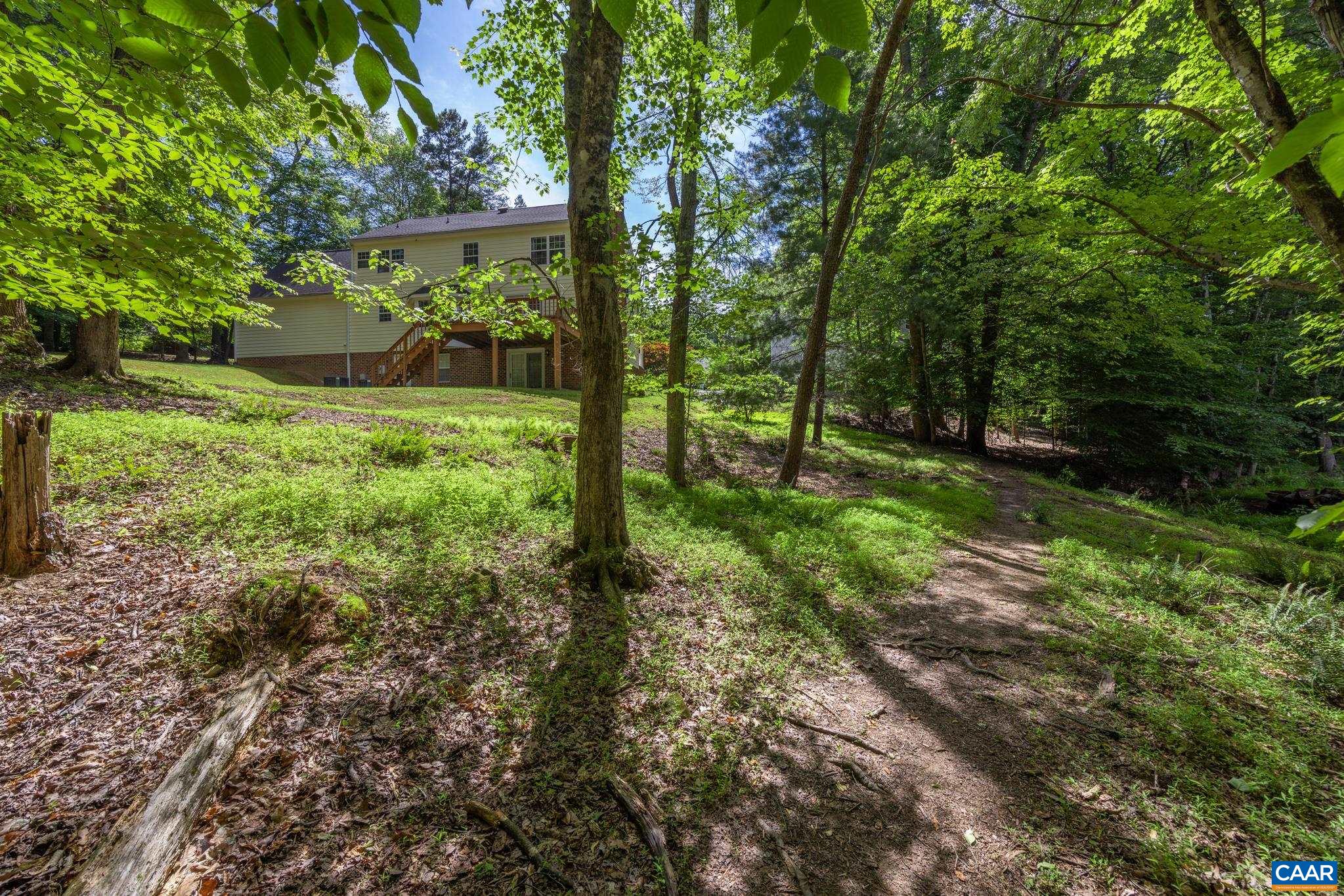 3221 Poplar Ridge Road Charlottesville, VA 22911 - Photo 66 of 72 a view of a yard with plants and a large tree