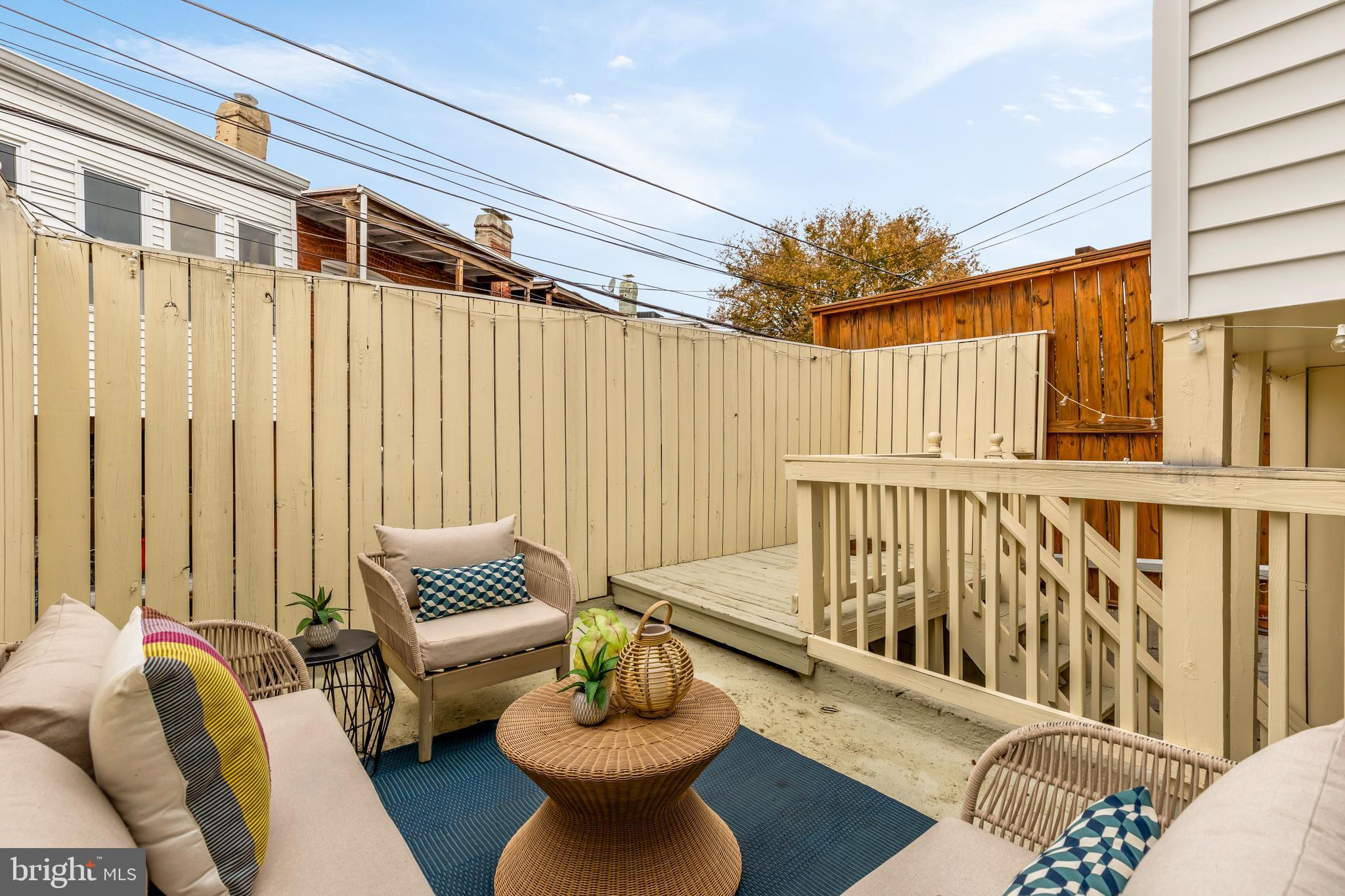 222 Tennessee Avenue Northeast Washington, DC 20002 - Photo 26 of 29 a balcony with furniture