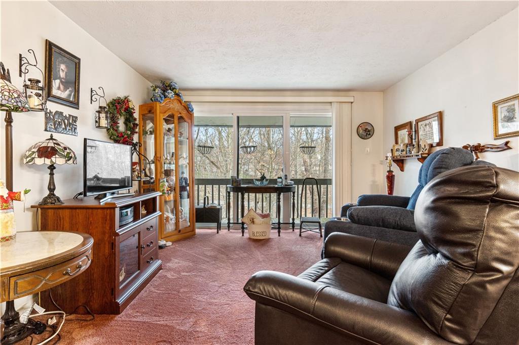 321 Ridge Point Circle, Unit 33B Bridgeville, PA 15017 - Photo 11 of 25 a living room with furniture and a flat screen tv