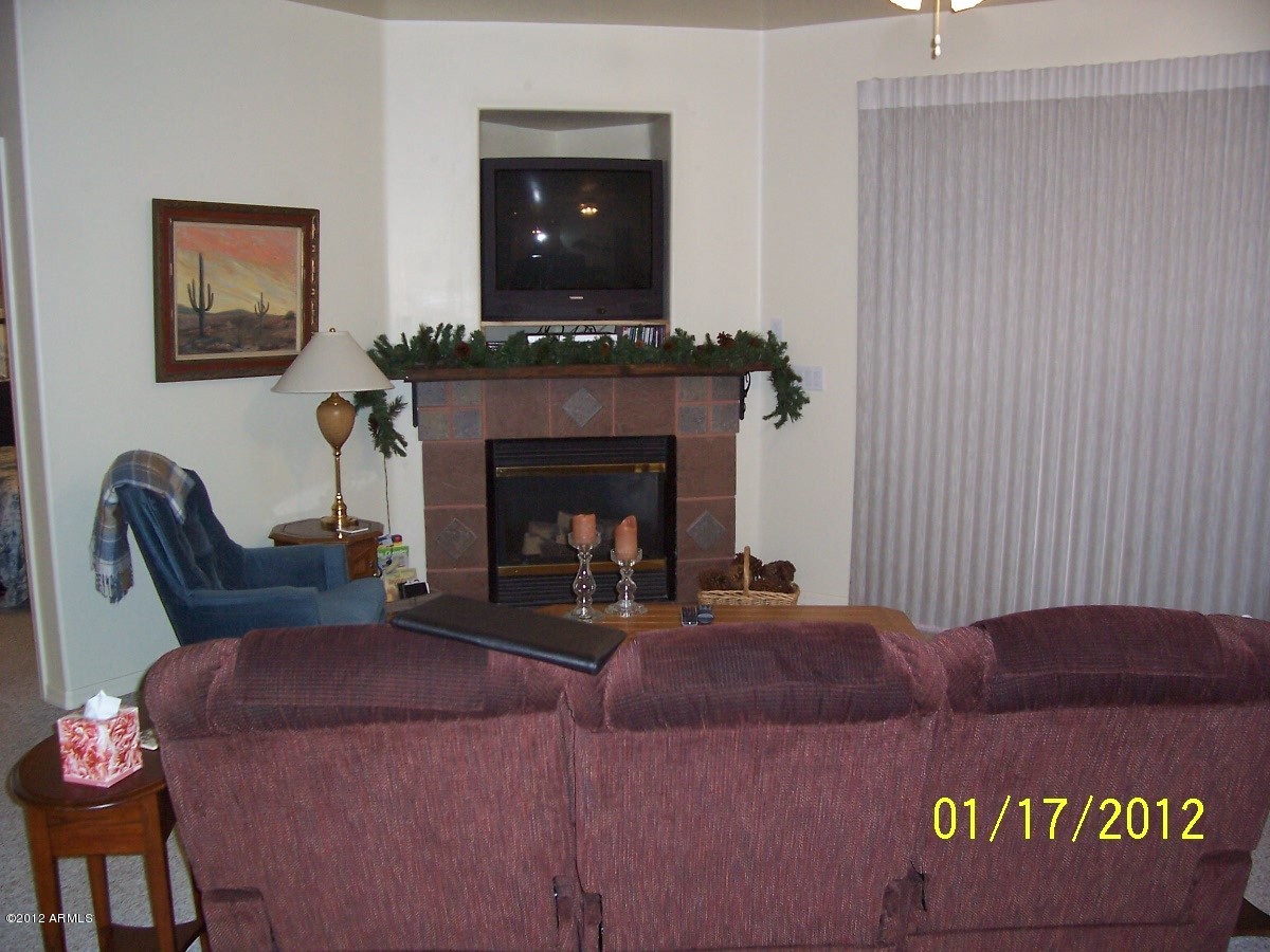 2012 North McLane Road Payson, AZ 85541 - Photo 9 of 18 living room w/fireplace