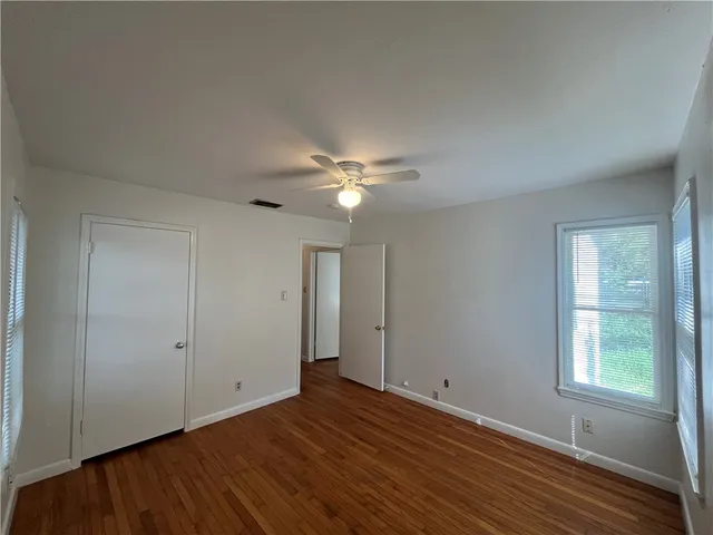 a view of a livingroom with a window