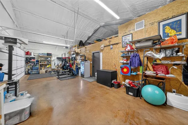 a storage room with lots of stuff and toys