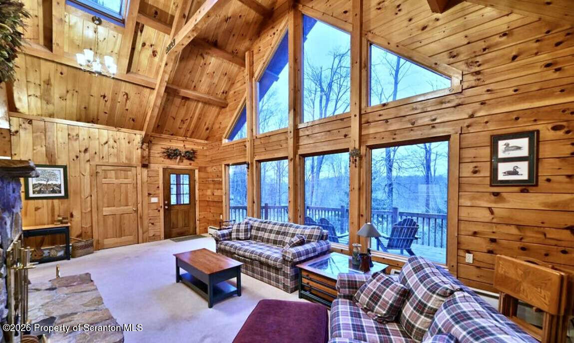 9 East Lake Road Moscow, PA 18444 - Photo 6 of 48 a outdoor space with lots of furniture and shower