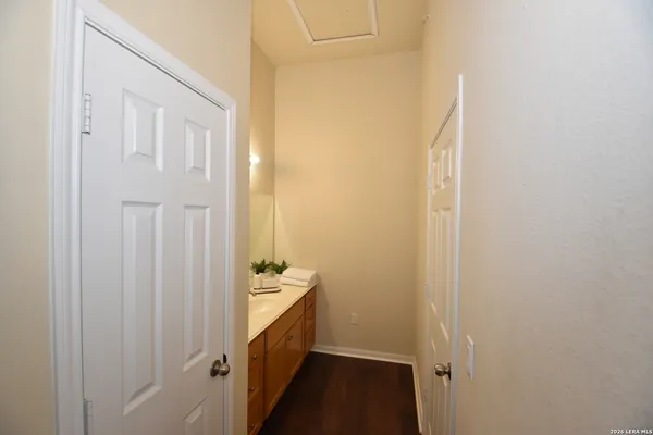 a bathroom with a sink