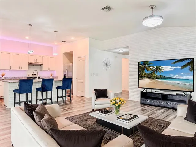 a kitchen with cabinets and sink