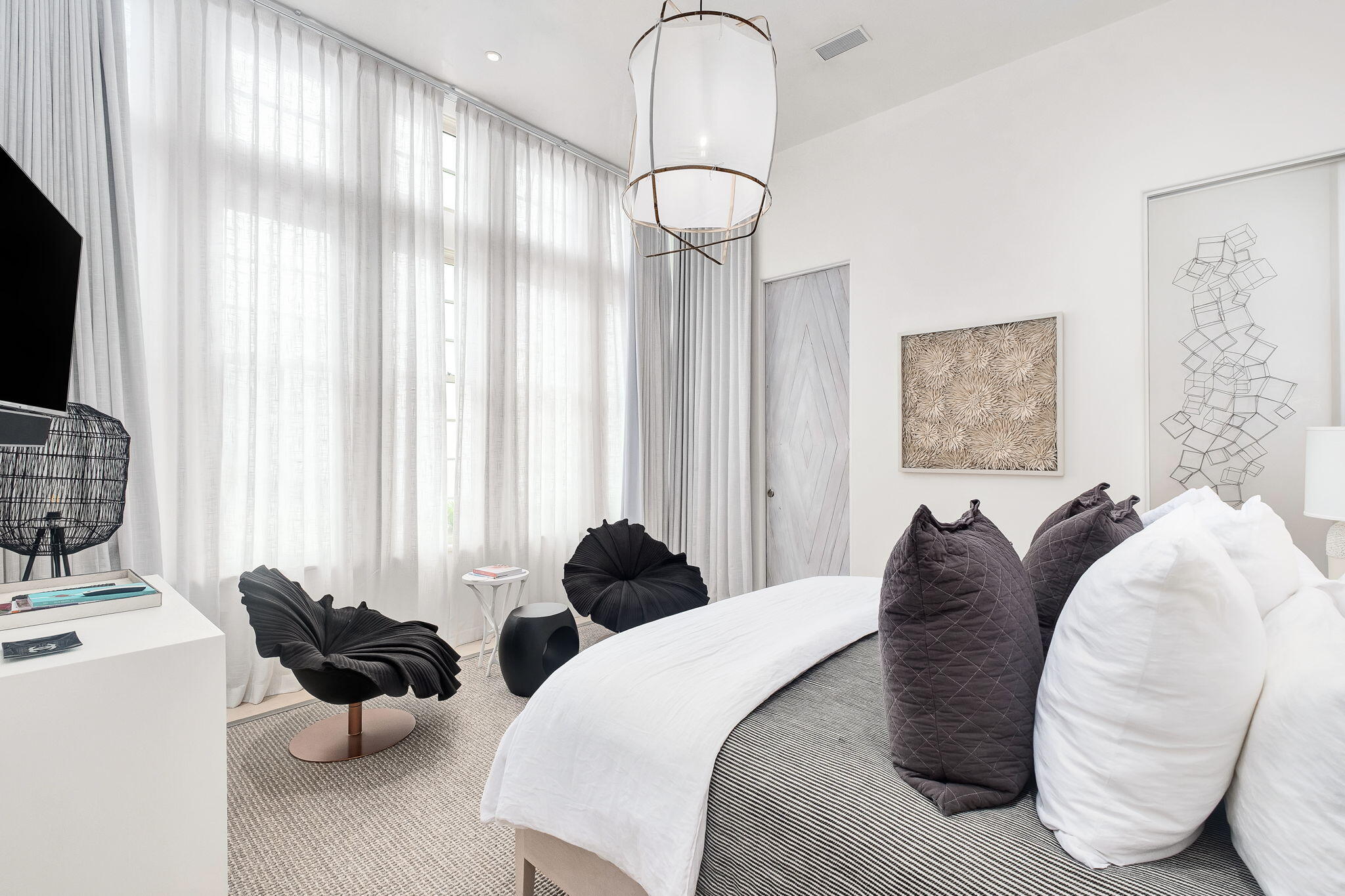 38 Shinbone Court Alys Beach, FL 32461 - Photo 19 of 23 a bedroom with bed and a window