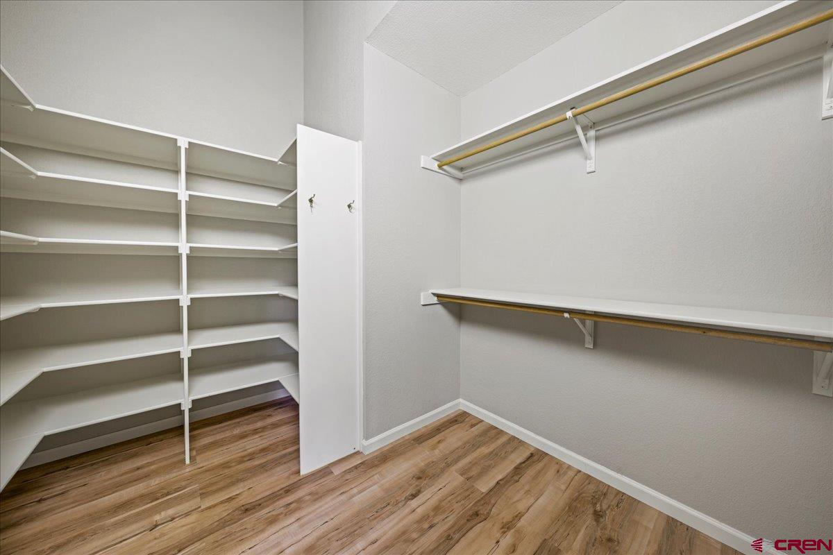 1600 Elk Ridge Trail Ridgway, CO 81432 - Photo 19 of 43 a view of walk in closet with empty racks