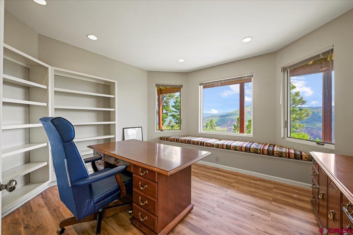 1600 Elk Ridge Trail Ridgway, CO 81432 - Photo 30 of 43 a view of a workspace with furniture and a window