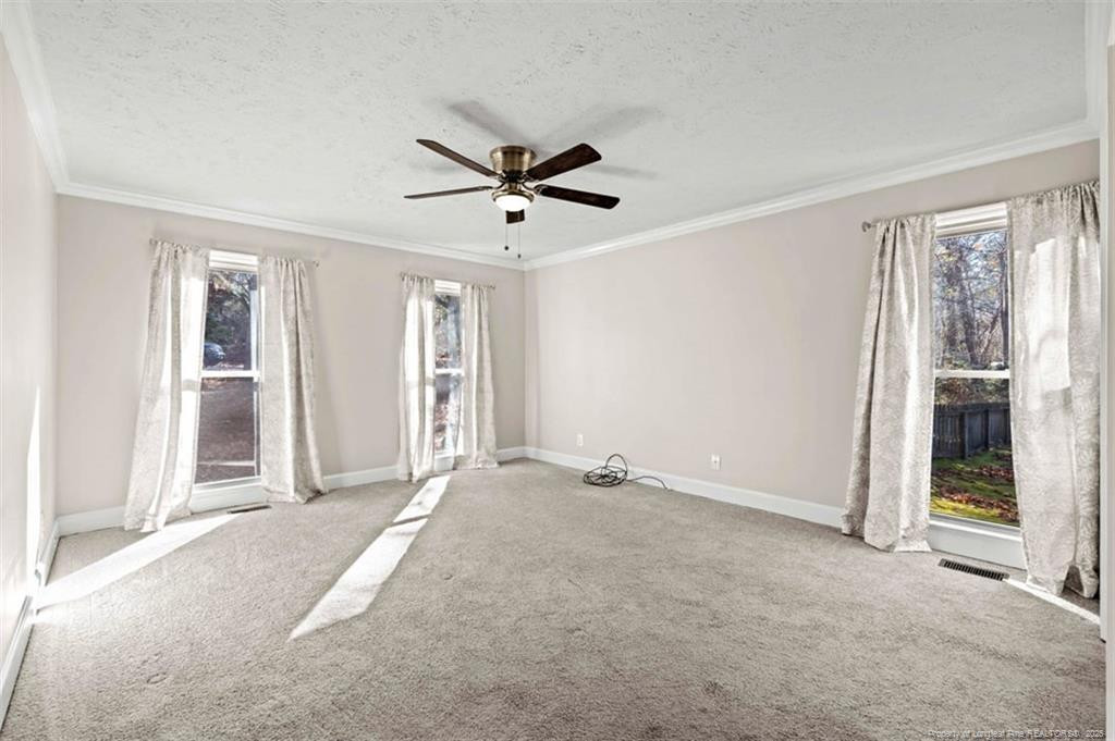 6922 South Staff Road Fayetteville, NC 28306 - Photo 15 of 45 a view of a livingroom with a ceiling fan and window