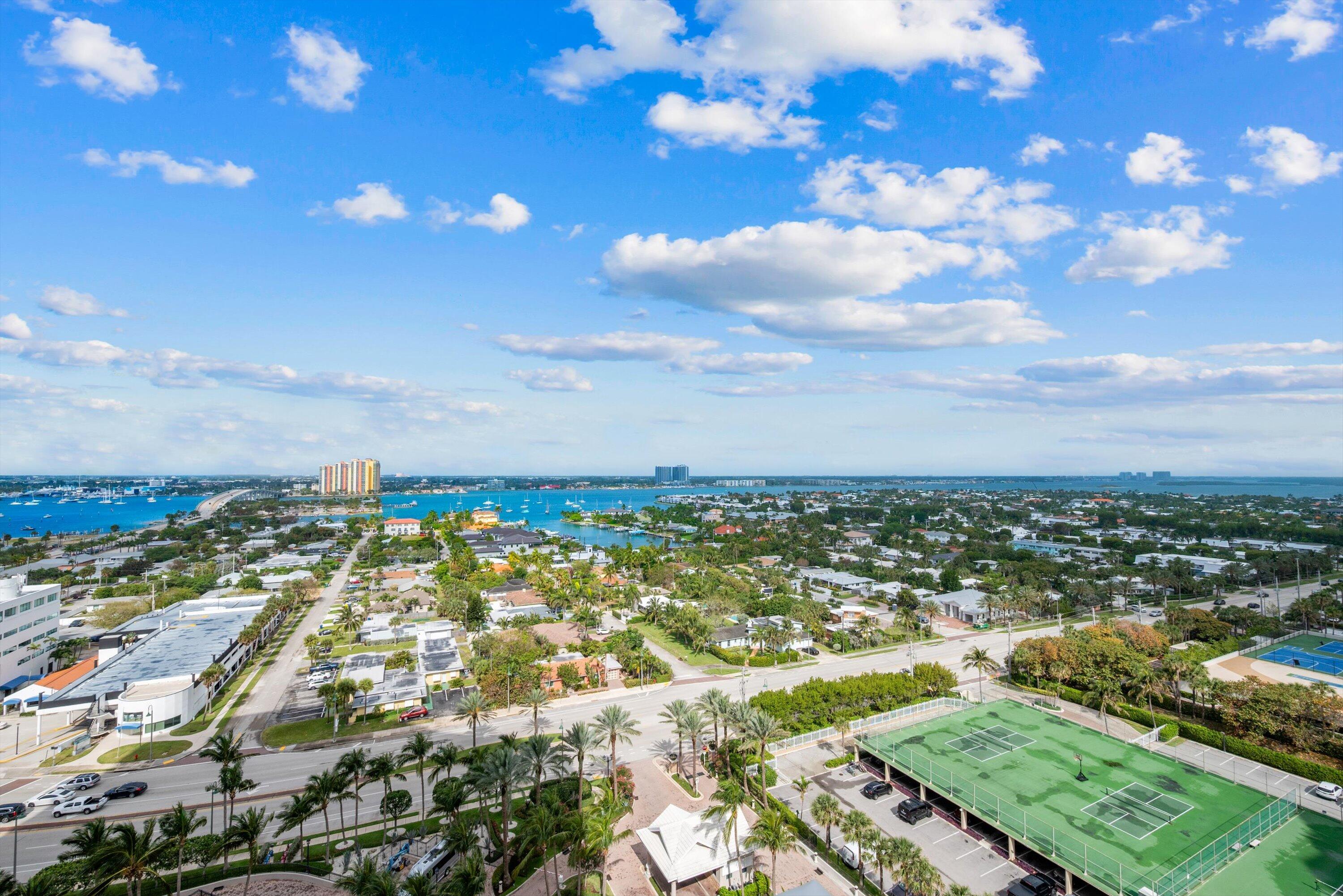 2700 North Ocean Drive, Unit 1401B Singer Island, FL 33404 - Photo 35 of 49 an aerial view of residential houses with outdoor space