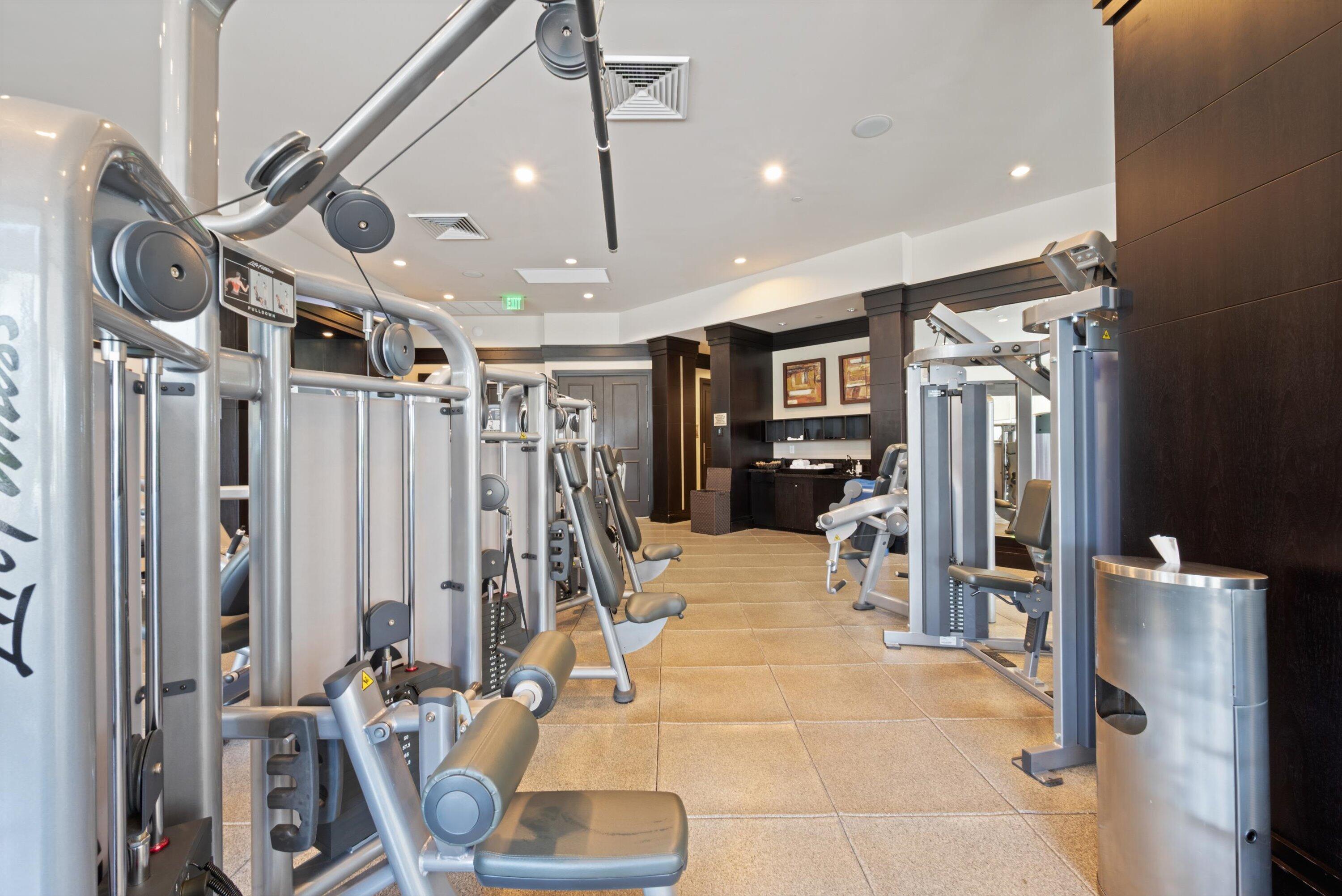 2700 North Ocean Drive, Unit 1401B Singer Island, FL 33404 - Photo 37 of 49 a view of a room with gym equipment