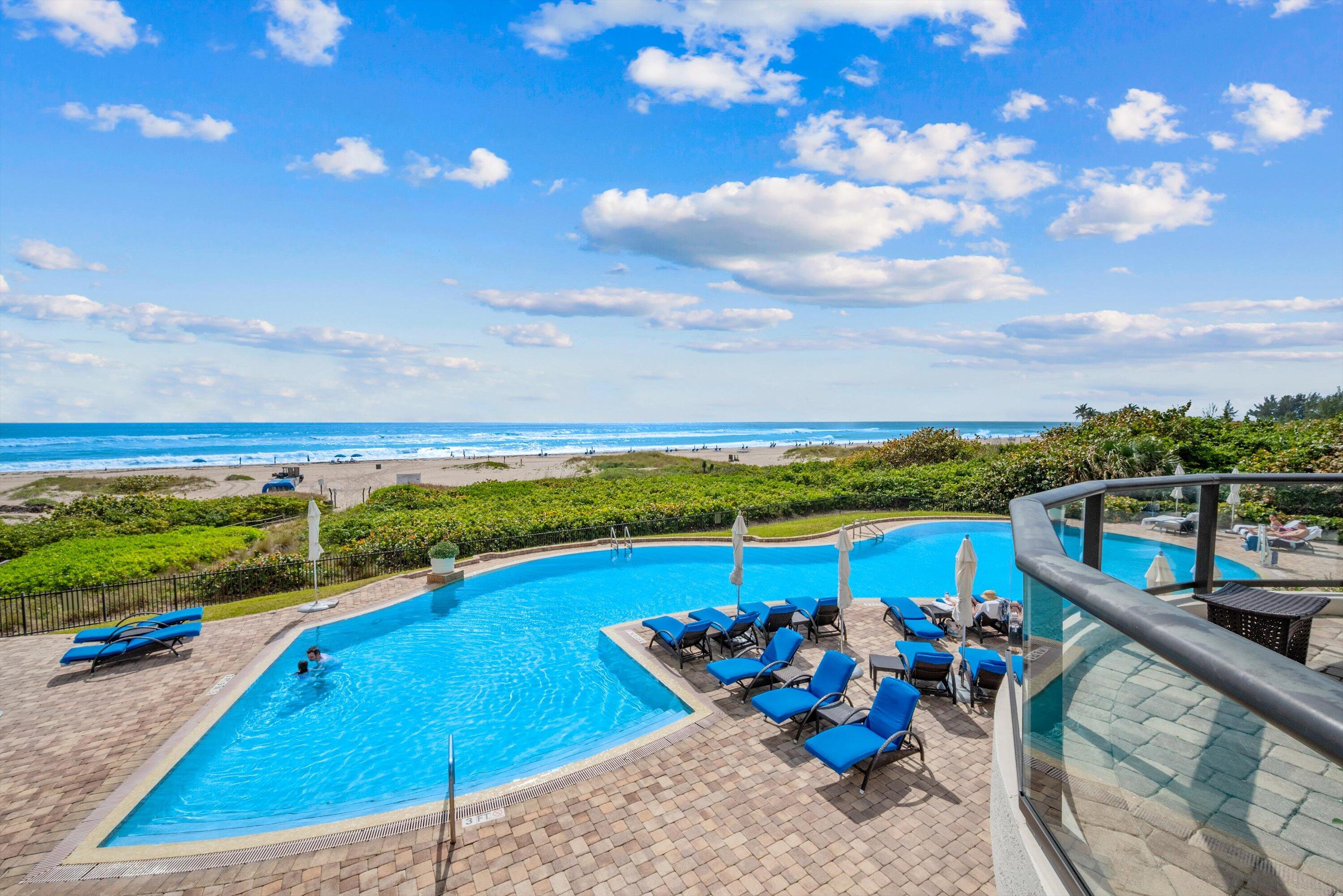 2700 North Ocean Drive, Unit 1401B Singer Island, FL 33404 - Photo 46 of 49 a view of a balcony with chairs