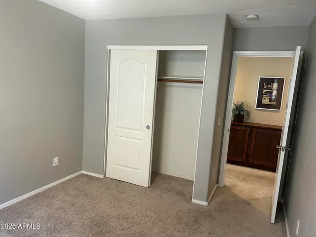 a view of closet area