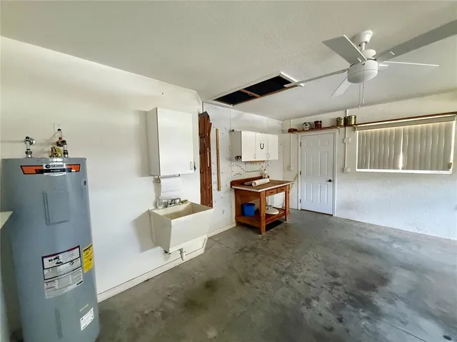 a view of storage and utility room