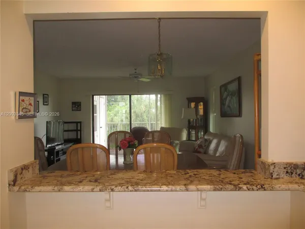a view of a livingroom with furniture