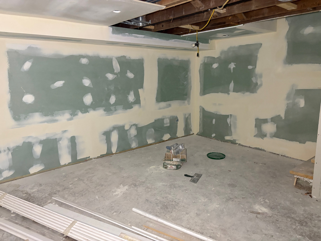 735 East 105th Street Chicago, IL 60628 - Photo 4 of 6 a bathroom with a granite countertop sink a mirror and shower