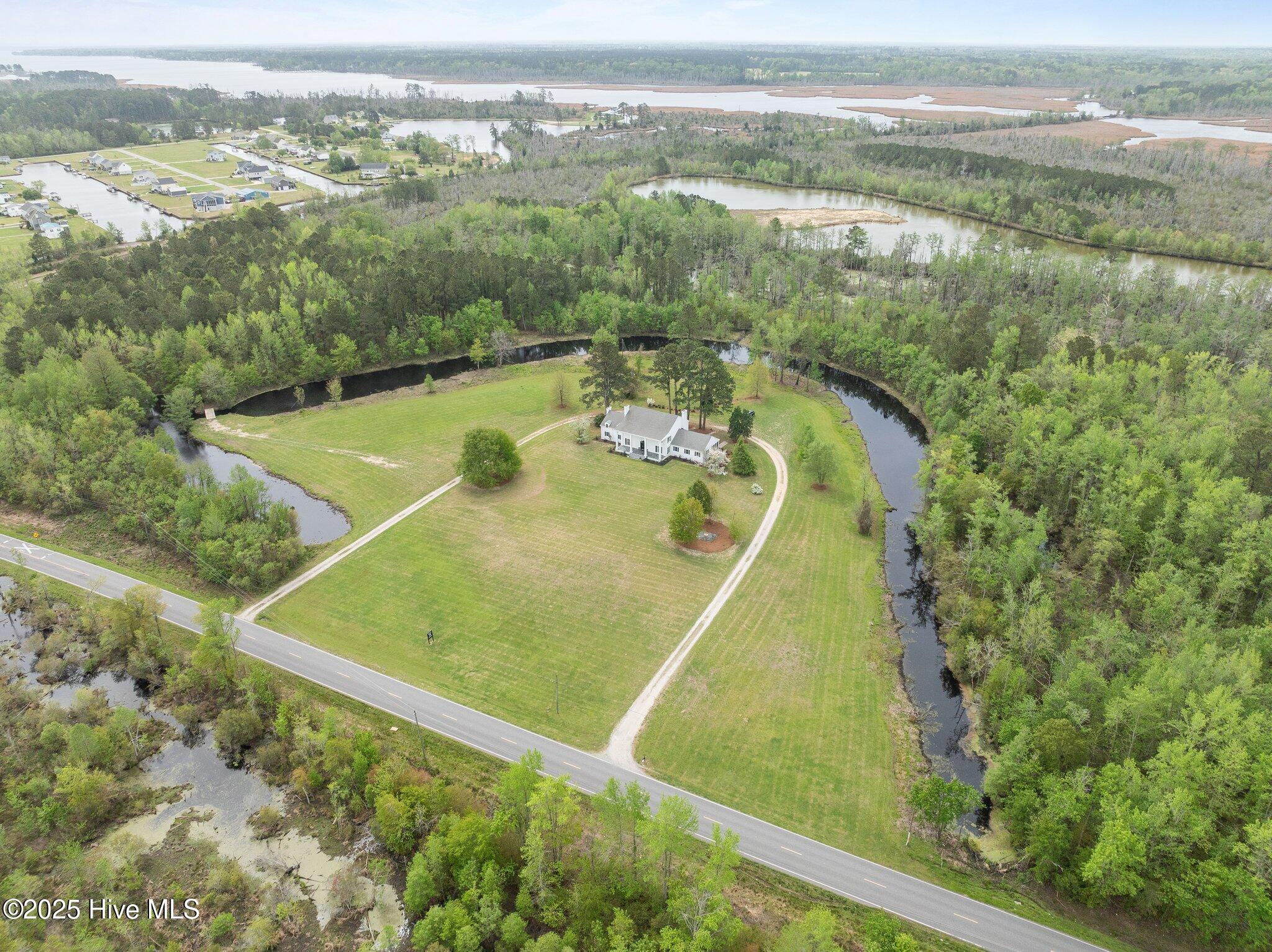 442 Whichards Beach Road Chocowinity, NC 27817 - Photo 46 of 79 Aerial View 2