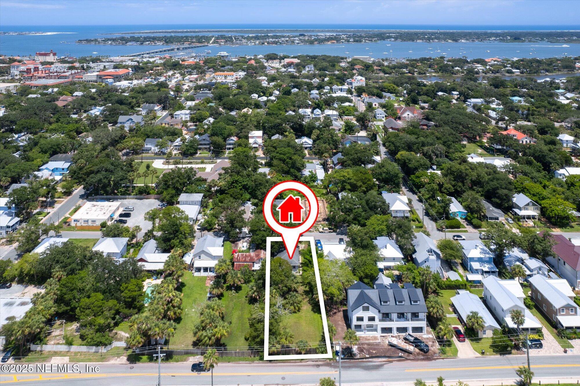 60 Weeden Street St. Augustine, FL 32084 - Photo 40 of 46 an aerial view of a city