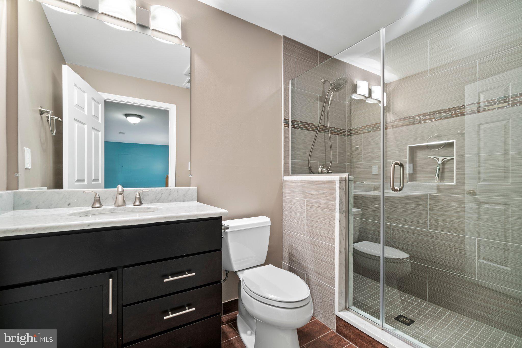 21255 Olive Green Court Ashburn, VA 20147 - Photo 14 of 32 a bathroom with a sink toilet and shower