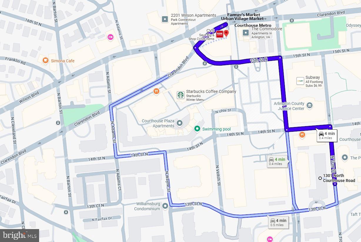 1301 North Courthouse Road, Unit 1205 Arlington, VA 22201 - Photo 6 of 6 a bathroom with a tub and shower