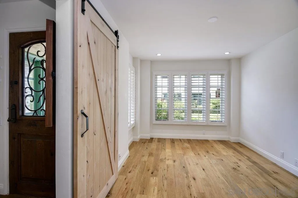 6125 La Flecha Rancho Santa Fe, CA 92067 - Photo 13 of 25 a view of an entryway with wooden floor