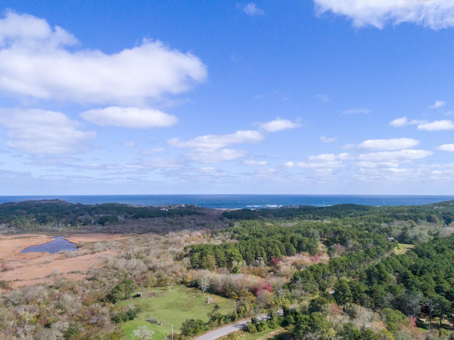 59 South Pamet Road Truro, MA 02666 - Photo 6 of 15 a view of a bunch of trees and houses