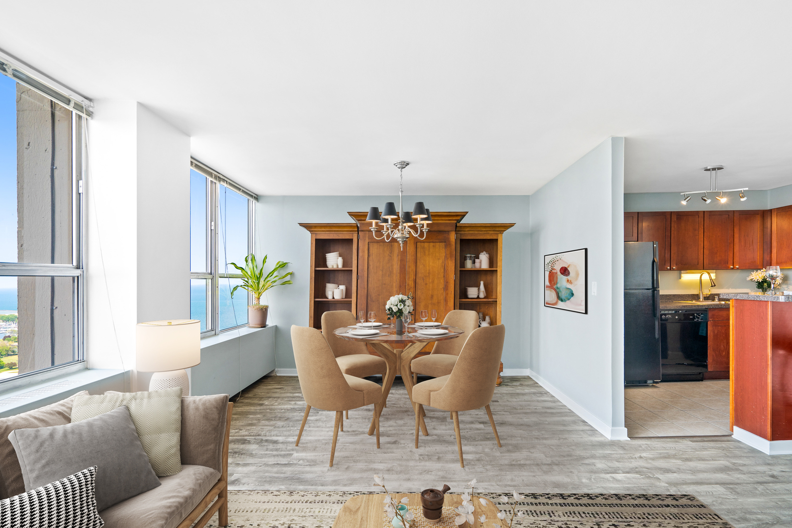 655 West Irving Park Road, Unit 3214 Chicago, IL 60613 - Photo 15 of 37 a view of a dining room with furniture
