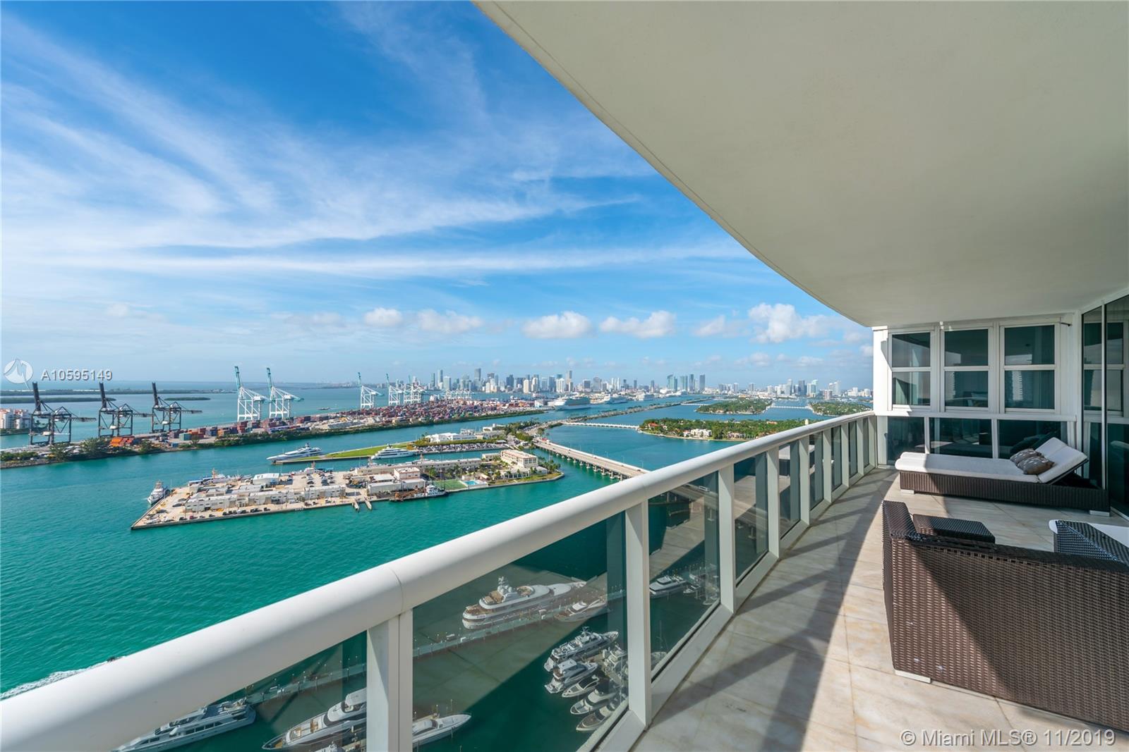 a view of a city from a balcony