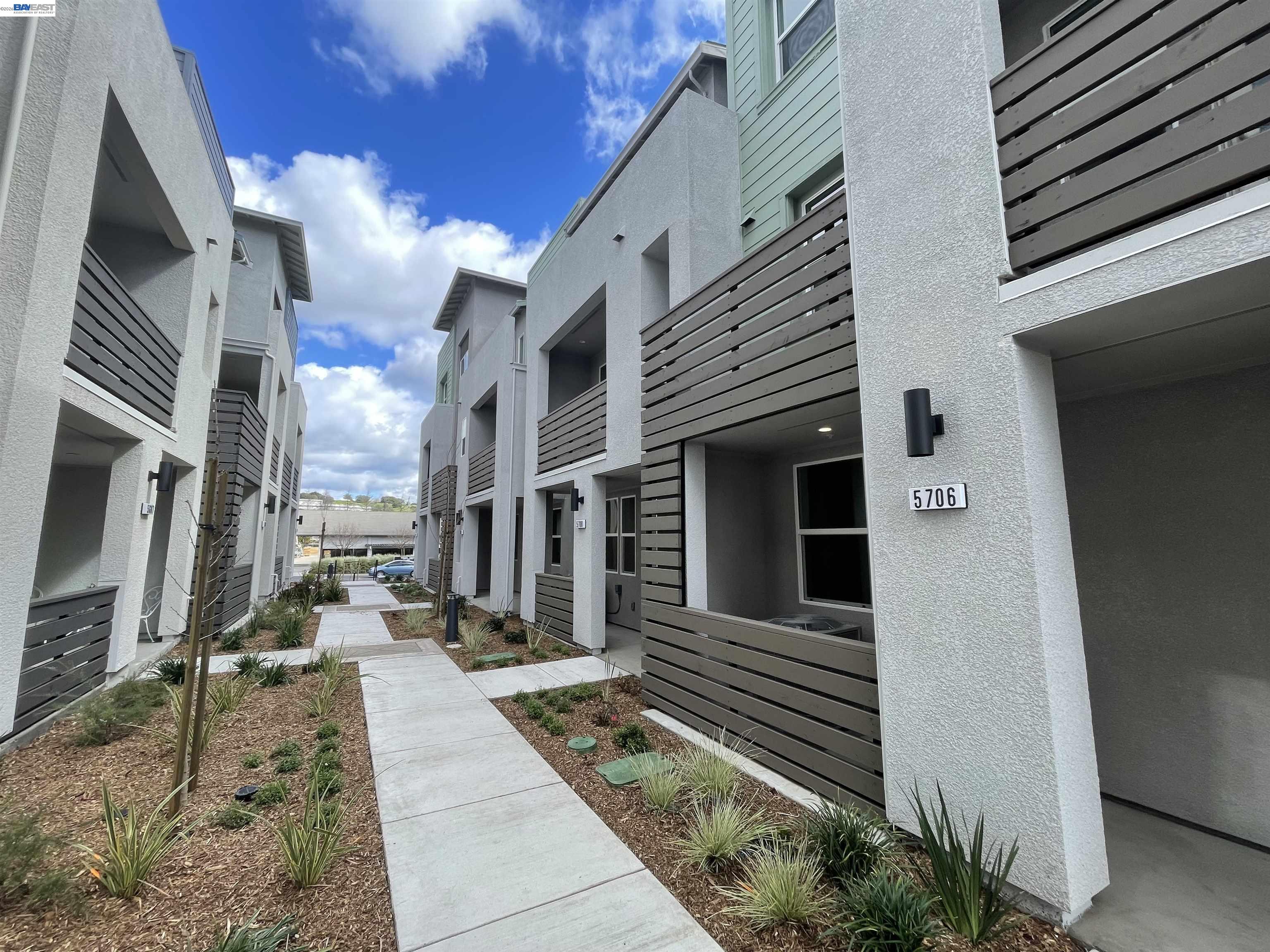 a view of a house with a large windows