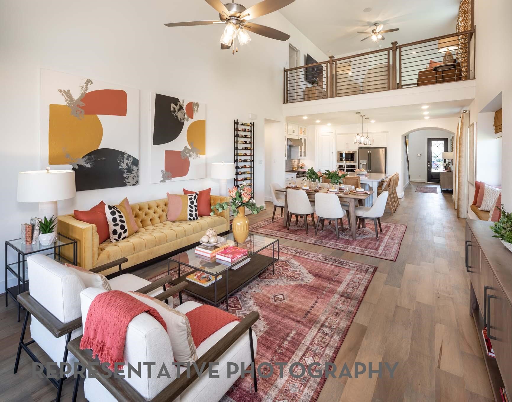 26535 Jolly Prairie Drive Hockley, TX 77447 - Photo 2 of 8 a living room with furniture and wooden floor