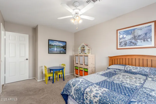 a view of a park with a slide