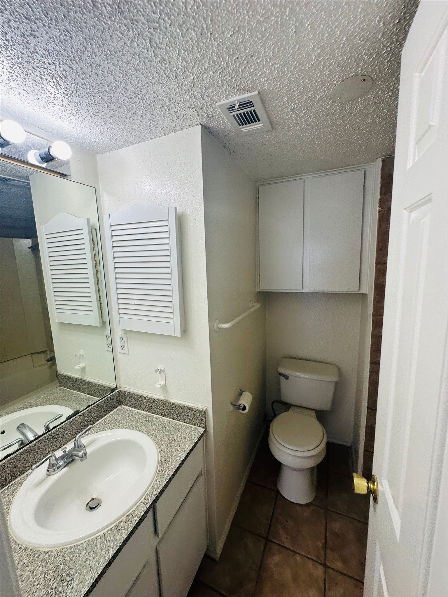 2401 Leon Street, Unit 307 Austin, TX 78705 - Photo 19 of 25 a bathroom with a sink toilet and mirror