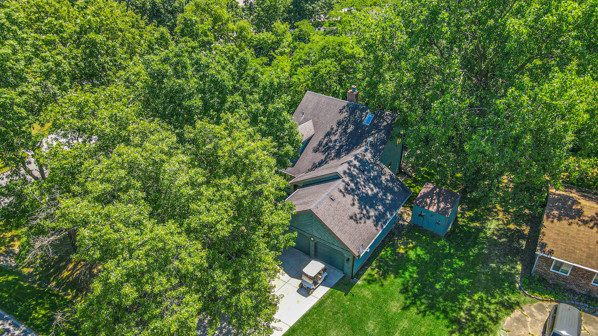 2196 Elm Tree Lane Crown Point, IN 46307 - Photo 3 of 30 an aerial view of a house with a yard