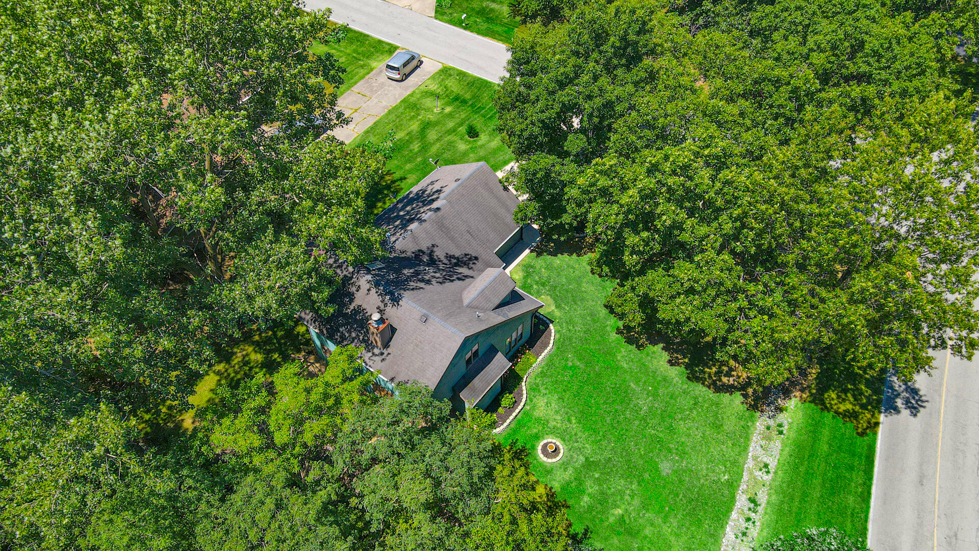 2196 Elm Tree Lane Crown Point, IN 46307 - Photo 4 of 30 an aerial view of a house with a yard