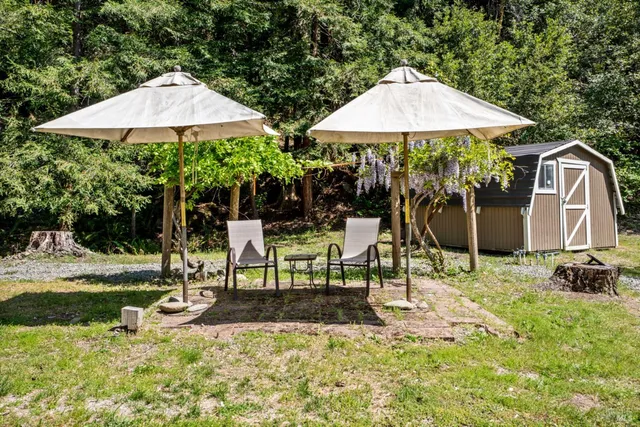 a view of a green field