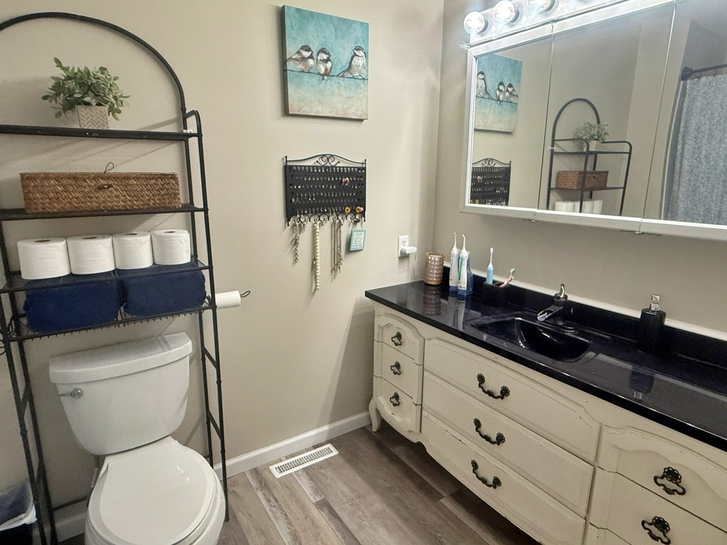 5012 Rosebud Road Metropolis, IL 62960 - Photo 34 of 44 a bathroom with a toilet sink and mirror