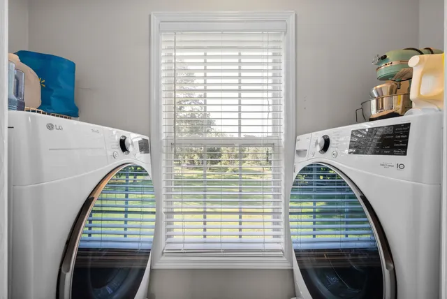 a view of kitchen and utility room