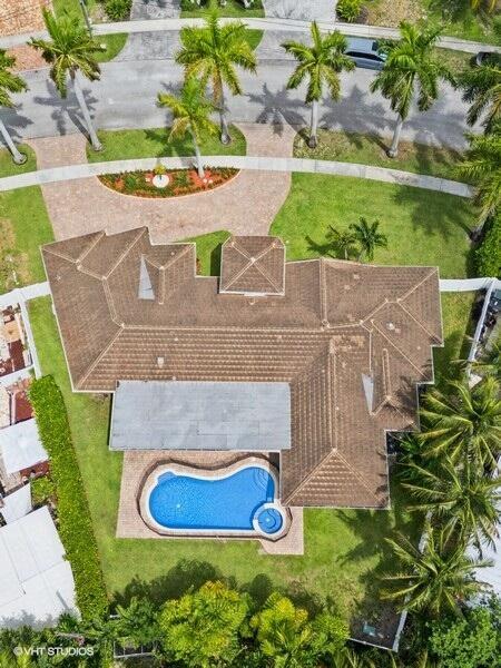 746 Southwest 2nd Street Boca Raton, FL 33486 - Photo 44 of 54 an aerial view of a house with yard swimming pool