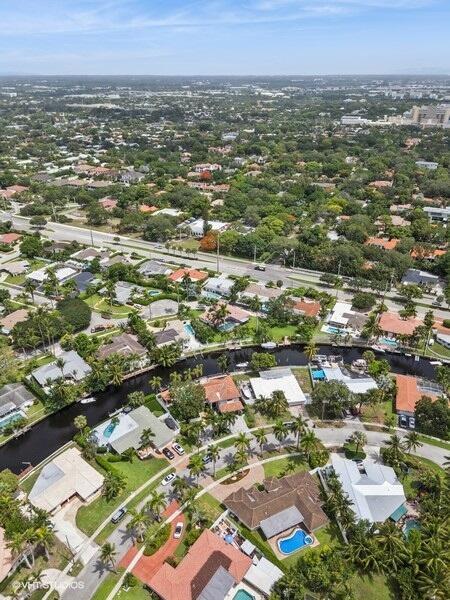 746 Southwest 2nd Street Boca Raton, FL 33486 - Photo 53 of 54 an aerial view of residential houses with outdoor space and trees