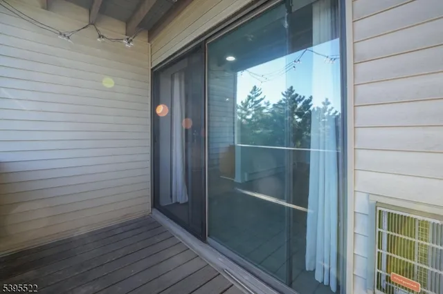 a view of balcony door