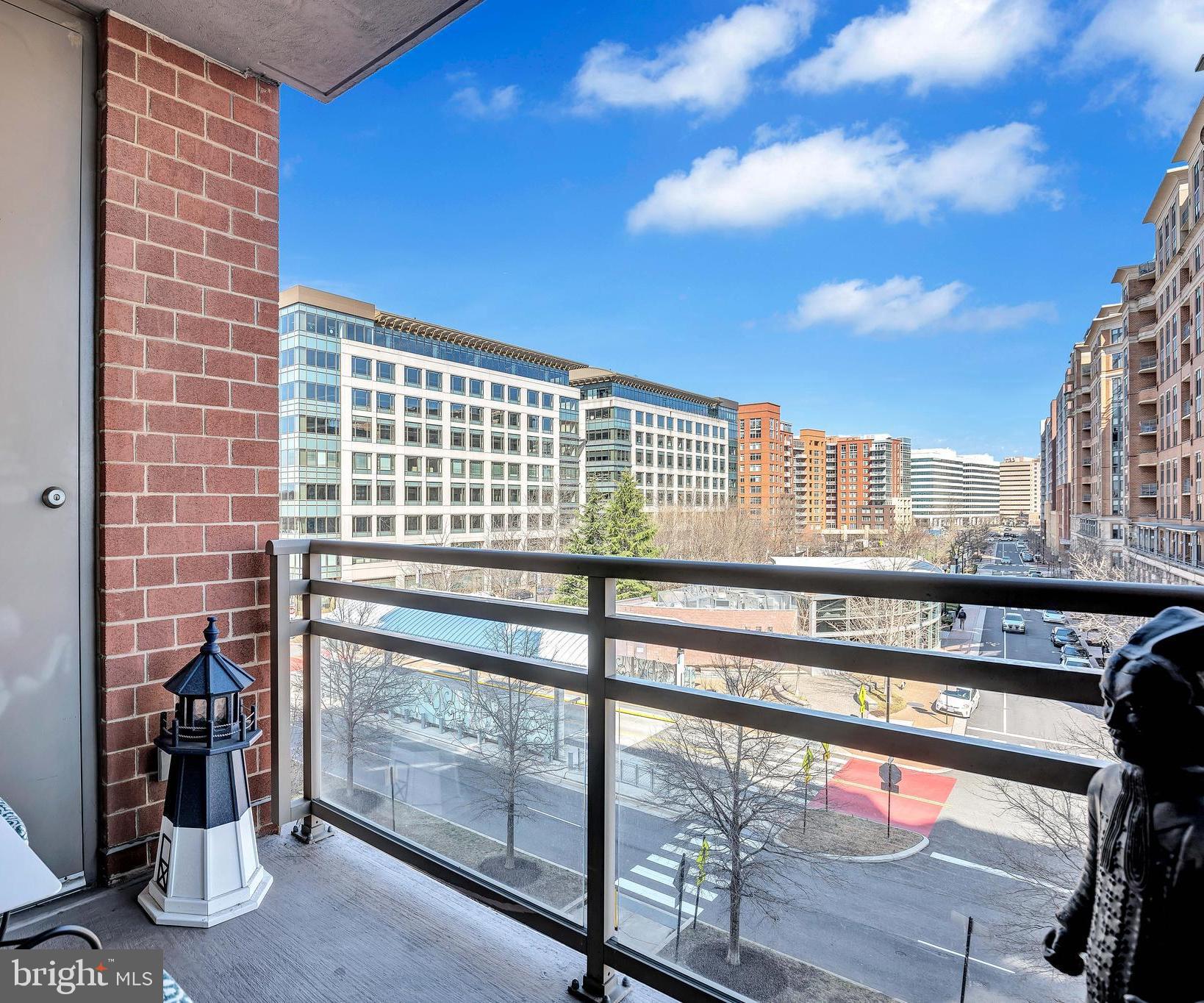 3650 South Glebe Road, Unit 444 Arlington, VA 22202 - Photo 23 of 61 Private Balcony off Main Living Area