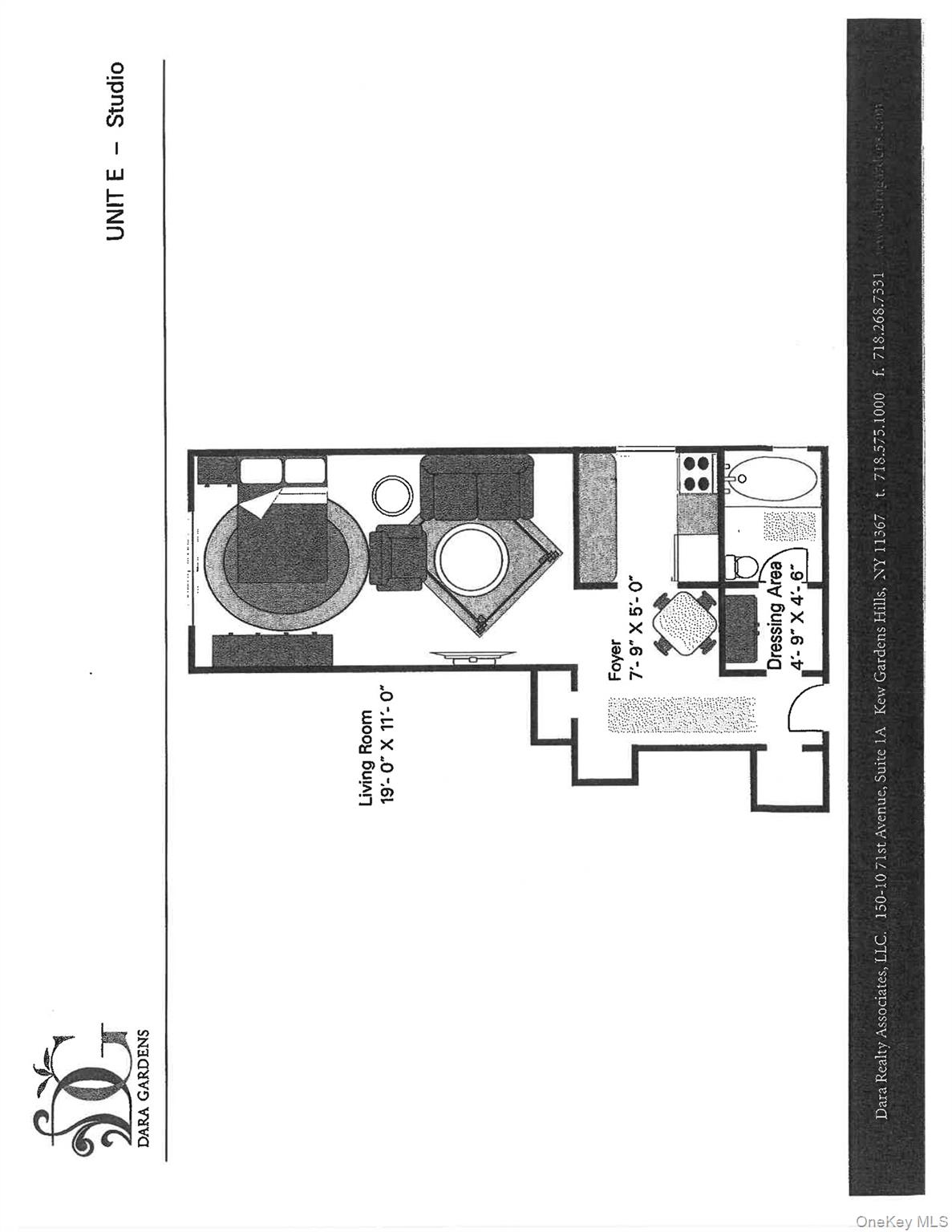 150-11 72nd Road, Unit 6E Queens, NY 11367 - Photo 13 of 13 a picture of floor plan
