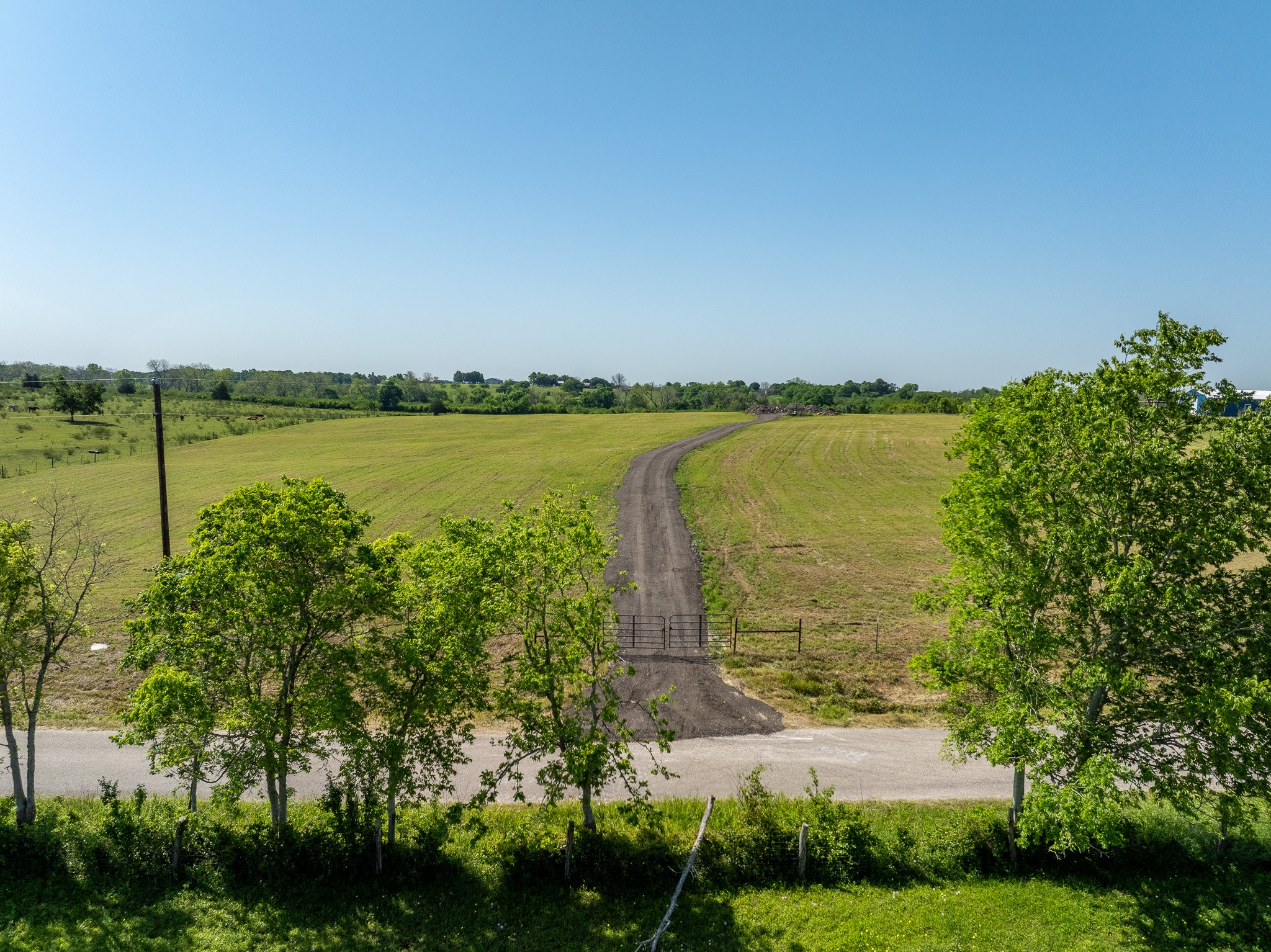 0 Sauney Chapel Road Chappell Hill, TX 77426 - Photo 1 of 10 a view of a lake with a city view