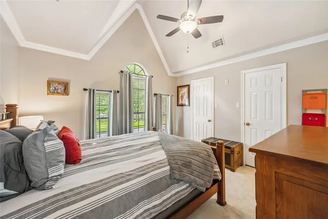 a bathroom with a sink vanity and a mirror