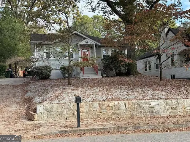 a view of a house with a patio