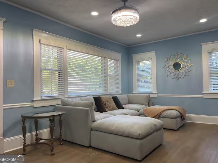 1230 Woodland Avenue Southeast Atlanta, GA 30316 - Photo 3 of 17 a living room with furniture and a large window