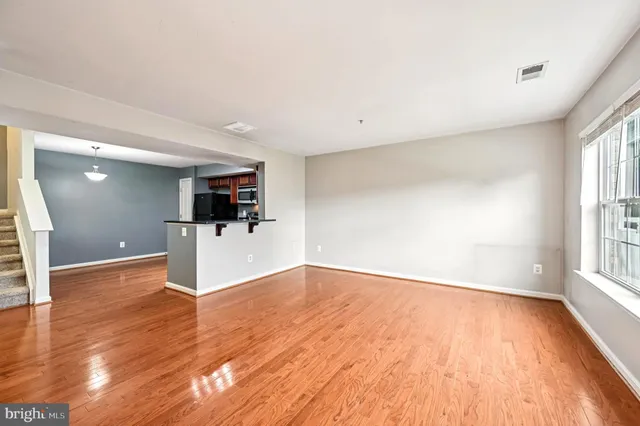 a view of an empty room