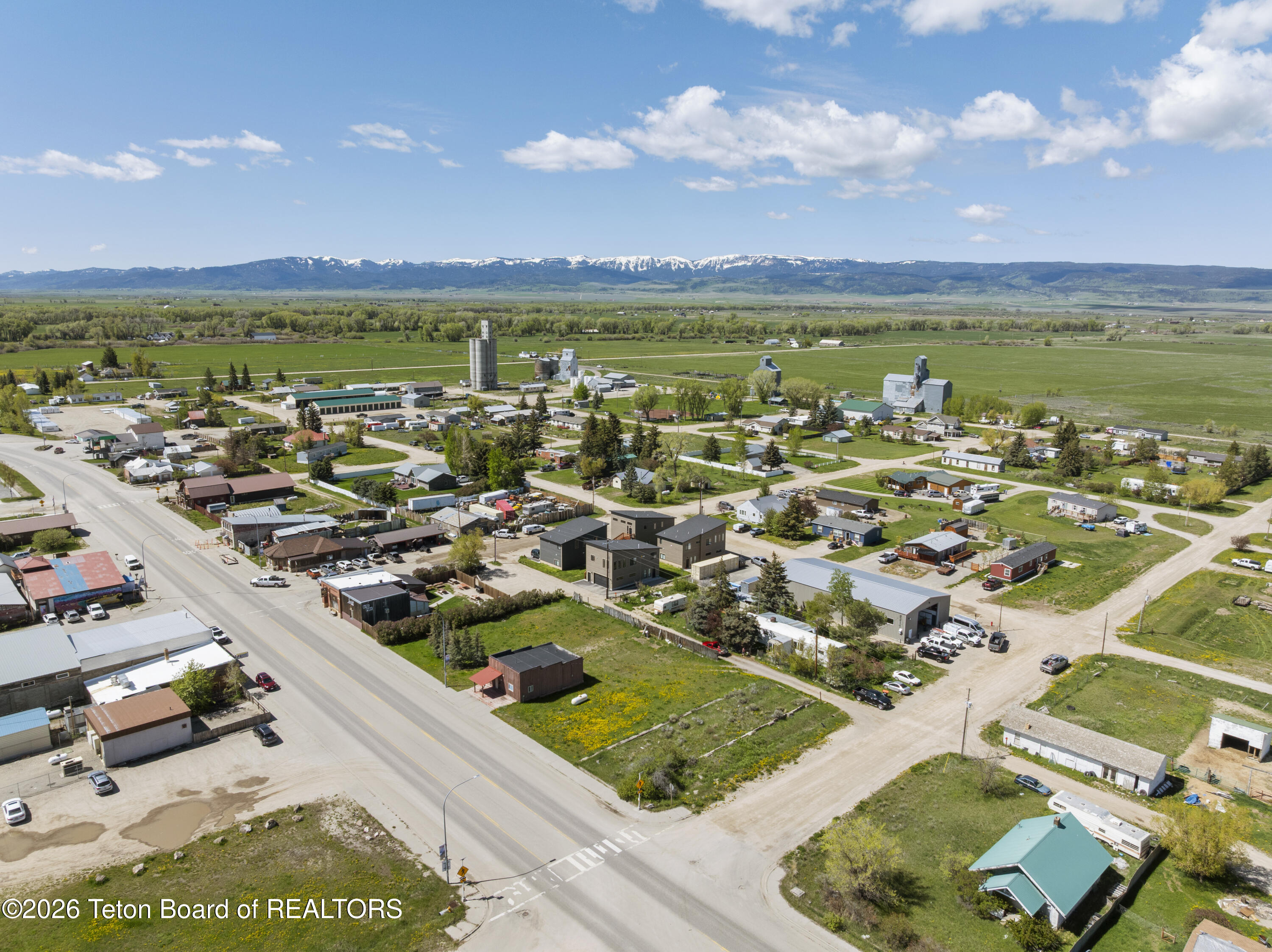 6334 North Main Street Tetonia, ID 83452 - Photo 5 of 9 Aerial View of Downtown Tetonia