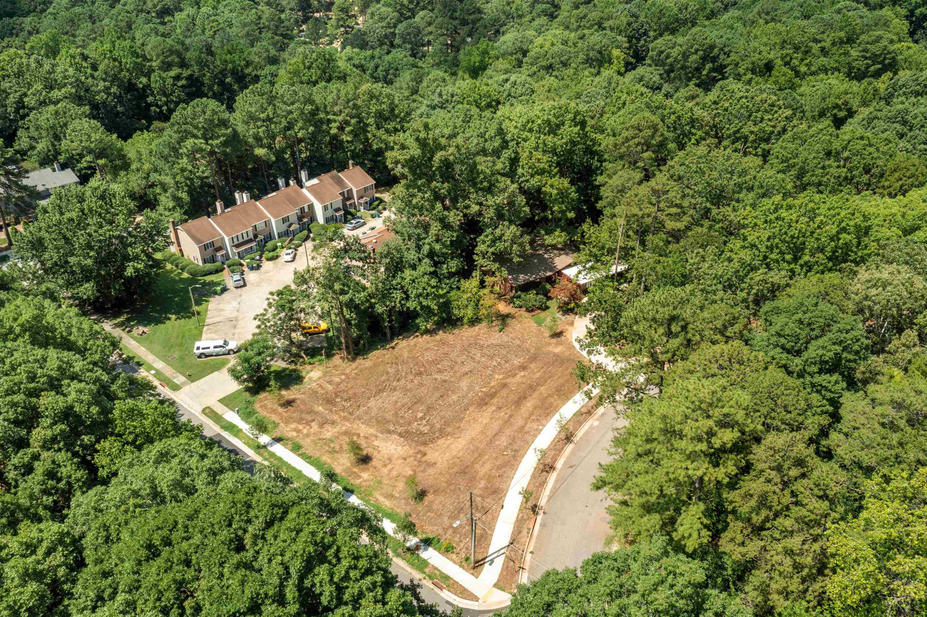 3207 Cyanne Circle Raleigh, NC 27606 - Photo 19 of 43 Overhead view from Kent Road into Cyanne Circle Overhead View