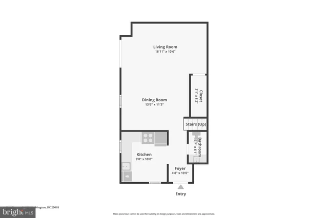 $519,000 | 1844 Bryant Street Northeast, Washington, DC 20018